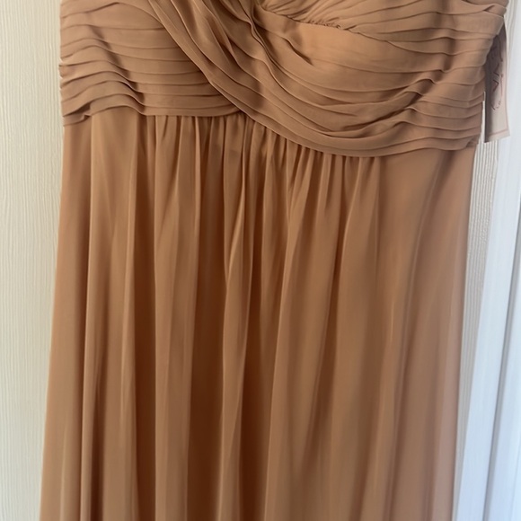 Long Mauve Lace Cutout Chiffon Maternity Dress NWT - Picture 10 of 10